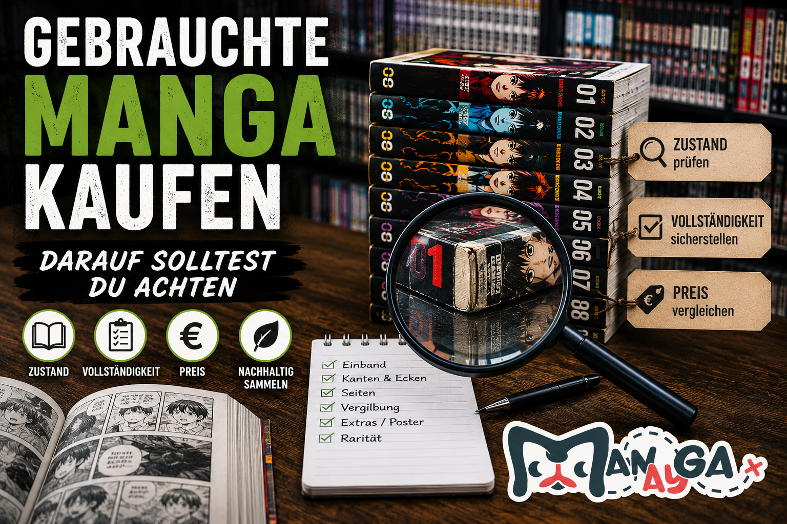 Gebrauchte Manga kaufen – Darauf solltest du achten