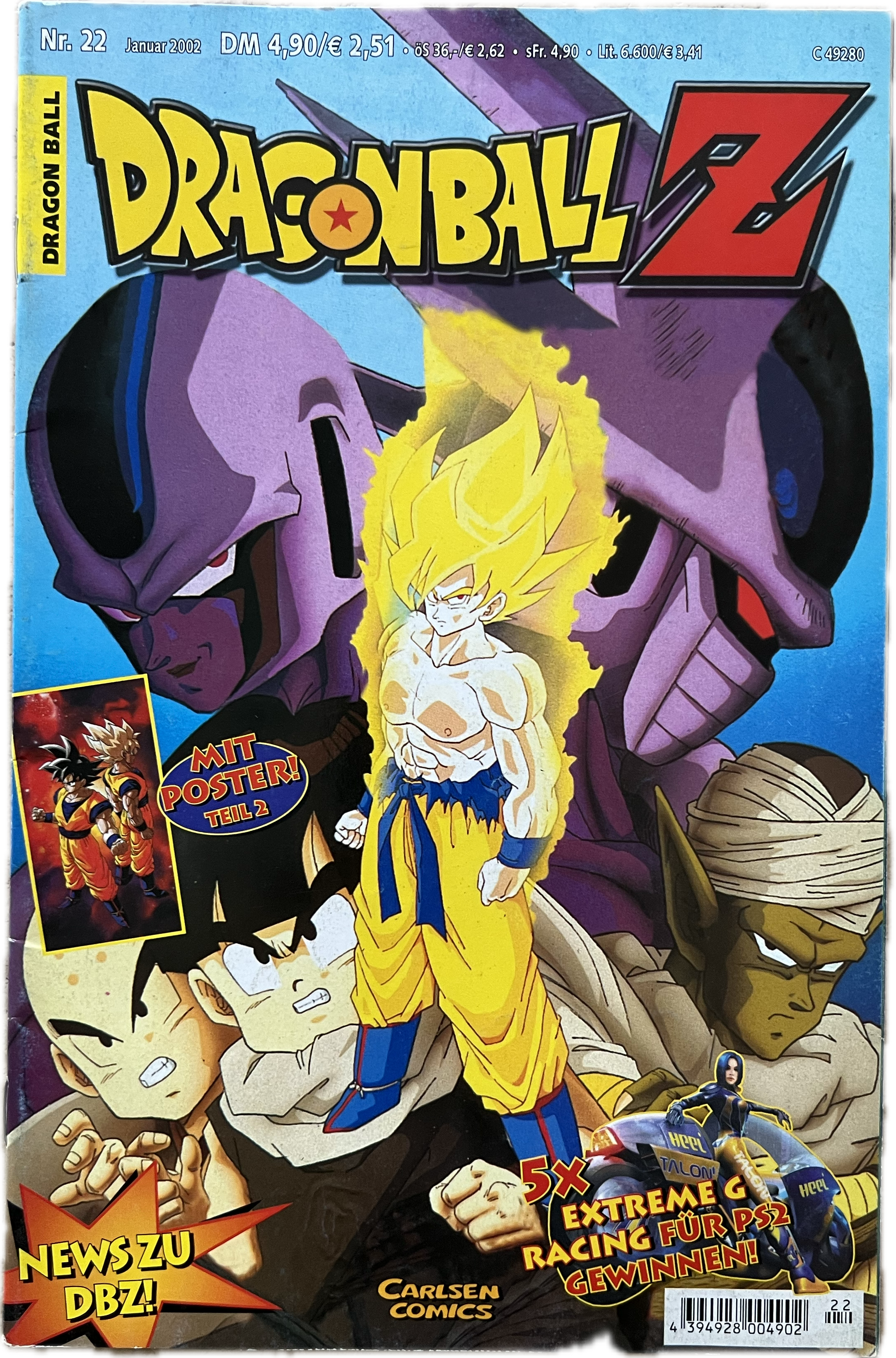 Dragon Ball Z Comic Heft 22 | Manayga