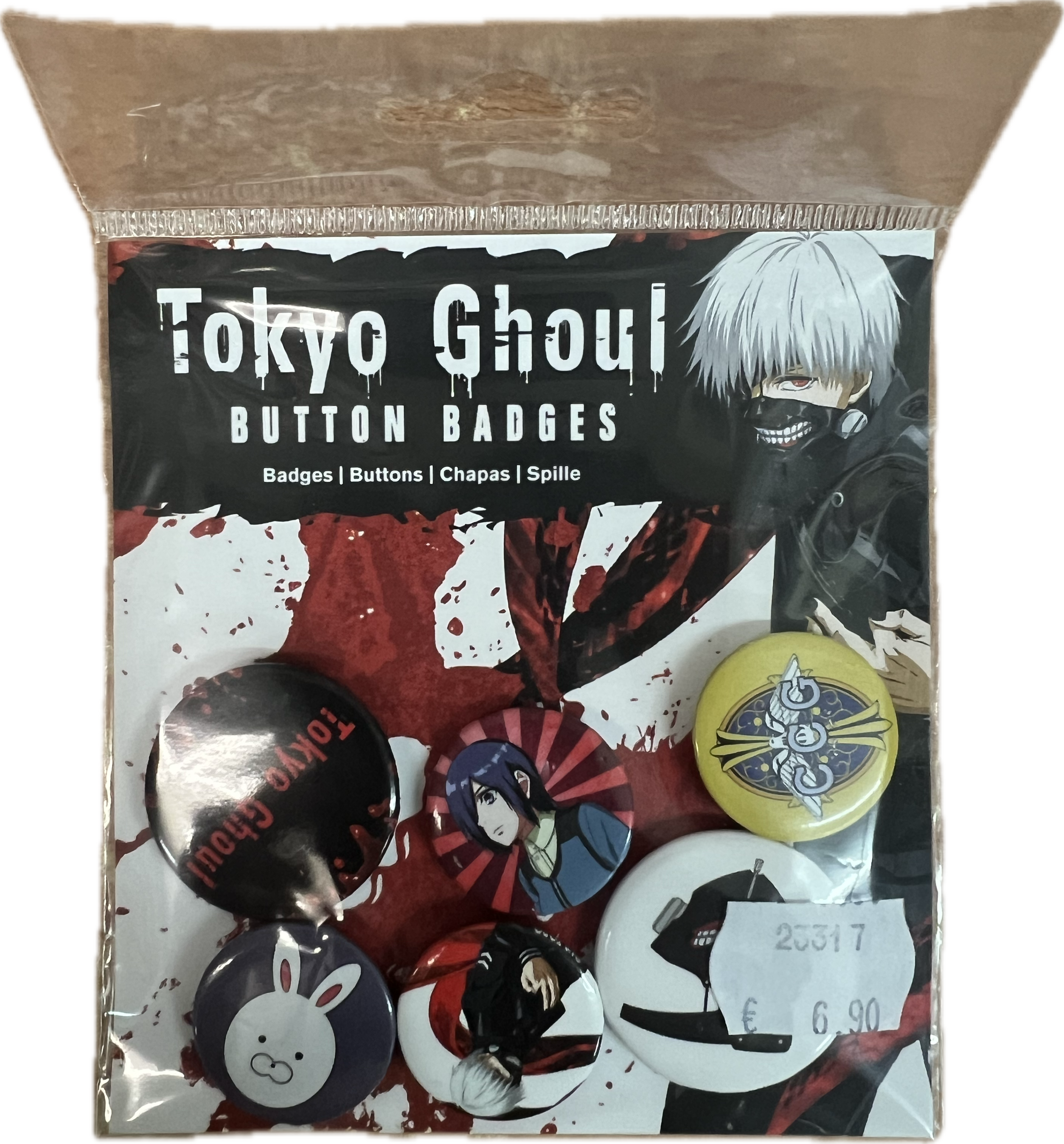 Tokyo Ghoul Button-Badget-Set