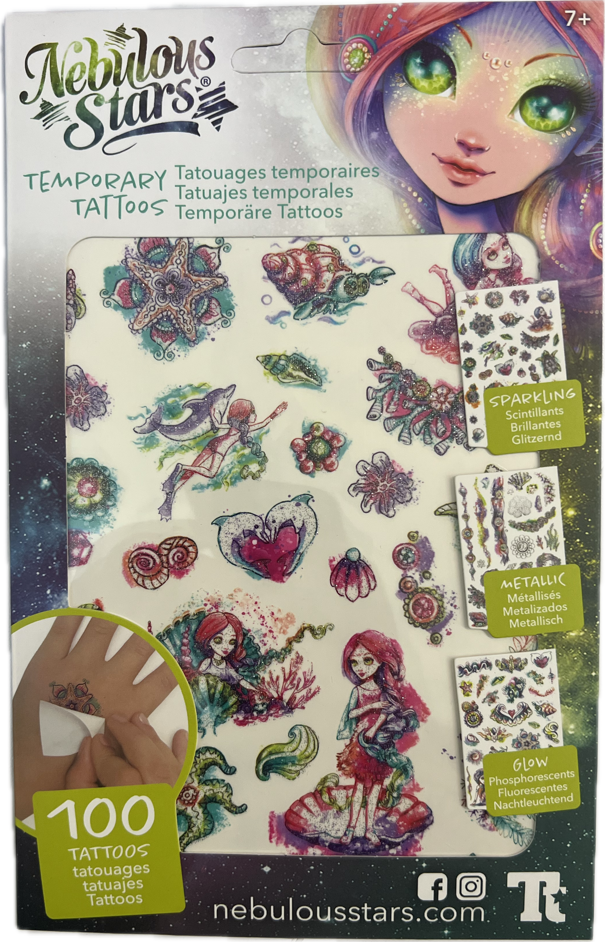 Nebulous Stars – Temporary Tattoos