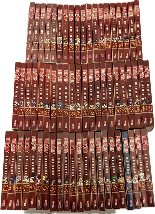 Fairy Tail 01-63 komplette Reihe | Manayga