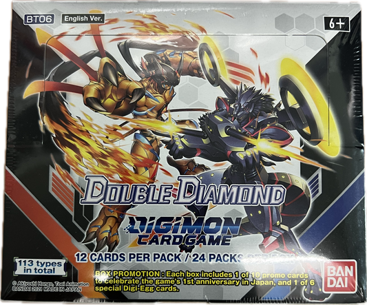 Digimon TCG Booster Box- Double Diamond (BT06) Englisch