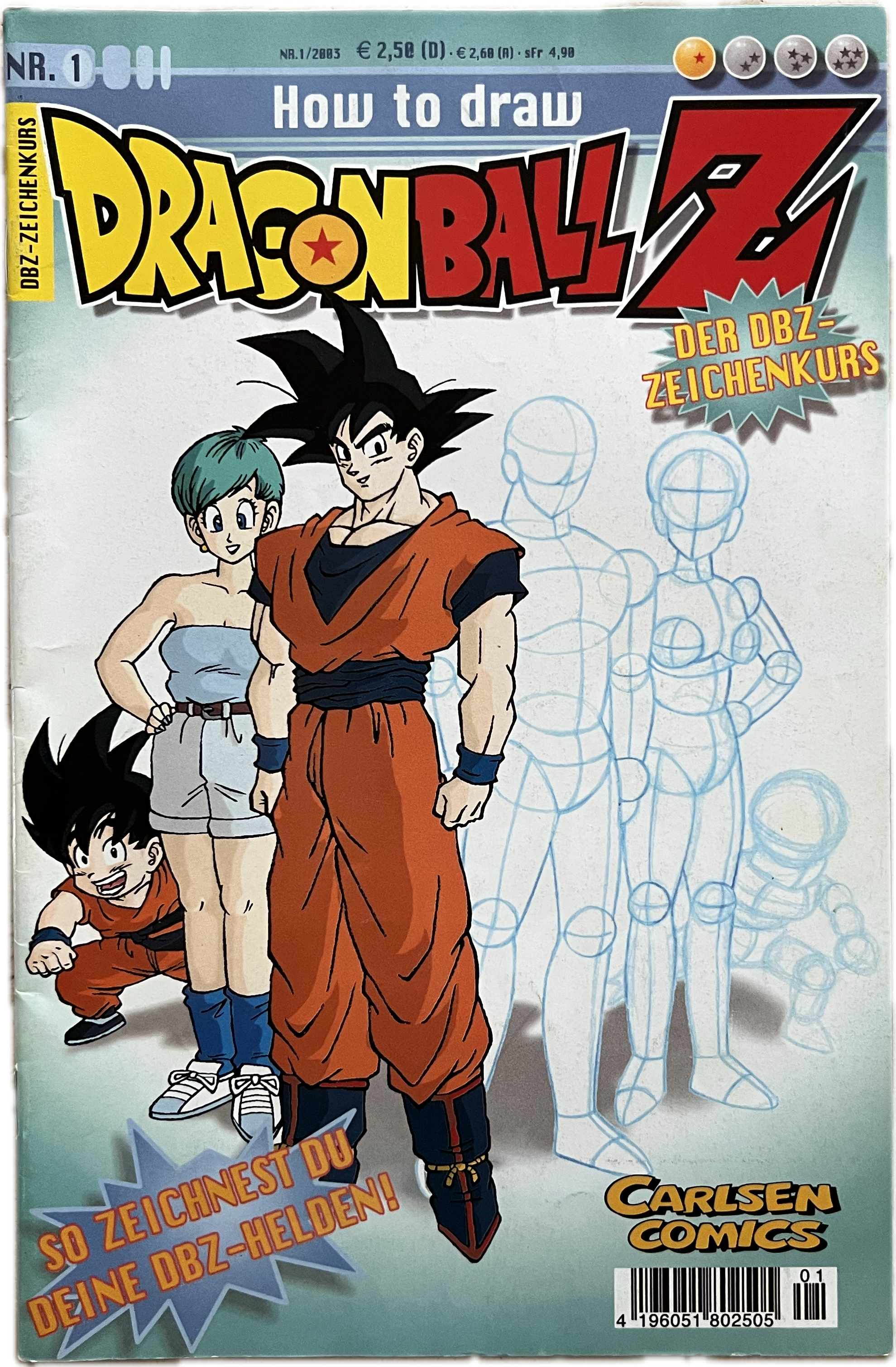 Dragon Ball Z - Zeichenkurs Comic Heft 01