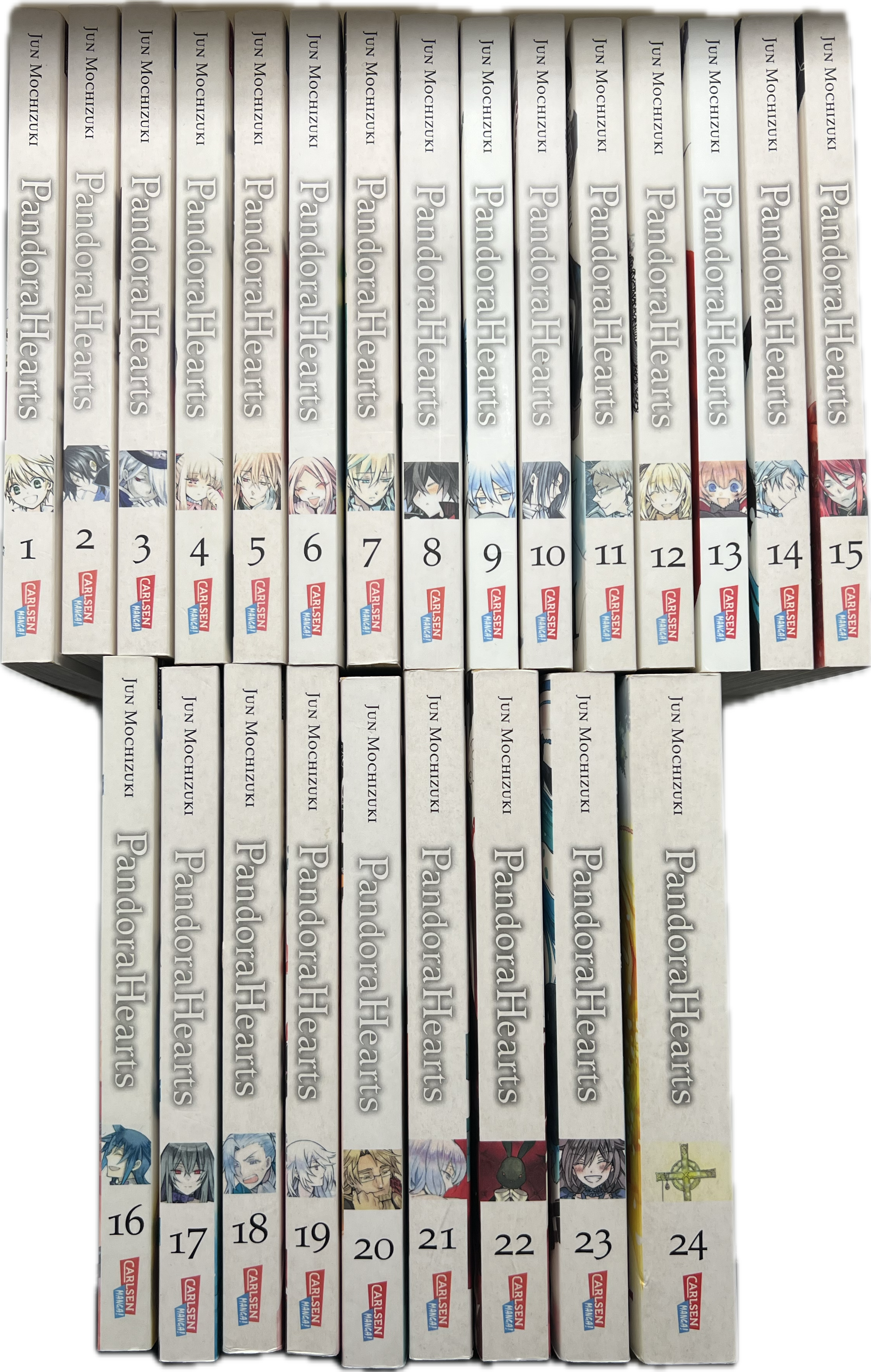 Pandora Hearts 01-24 komplette Reihe