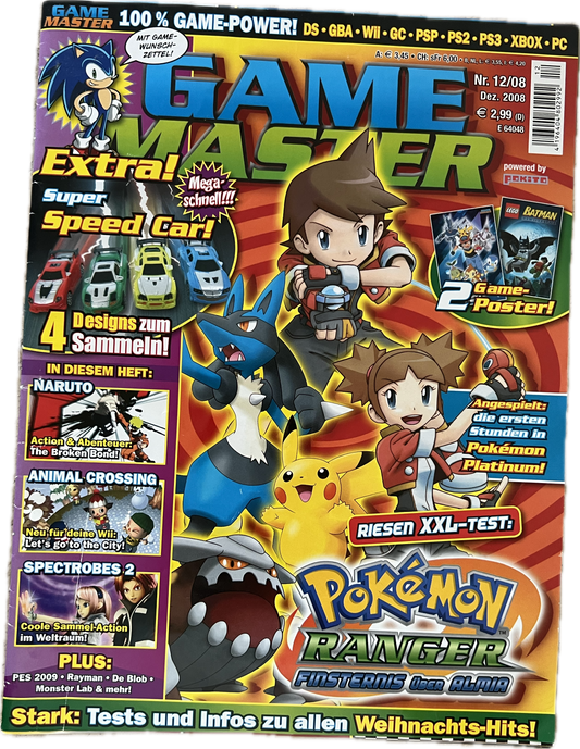 Pokemon Comic Heft 12/08 Game Master