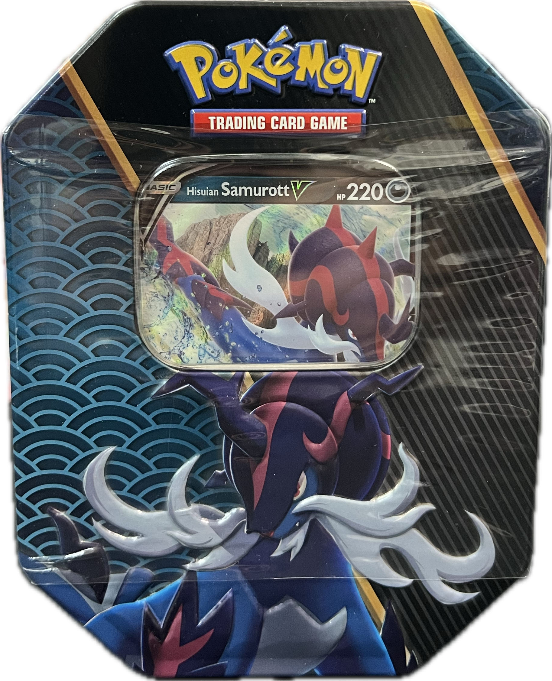 Pokemon TCG V Heroes Tin - Hisuan Samurott V Englisch