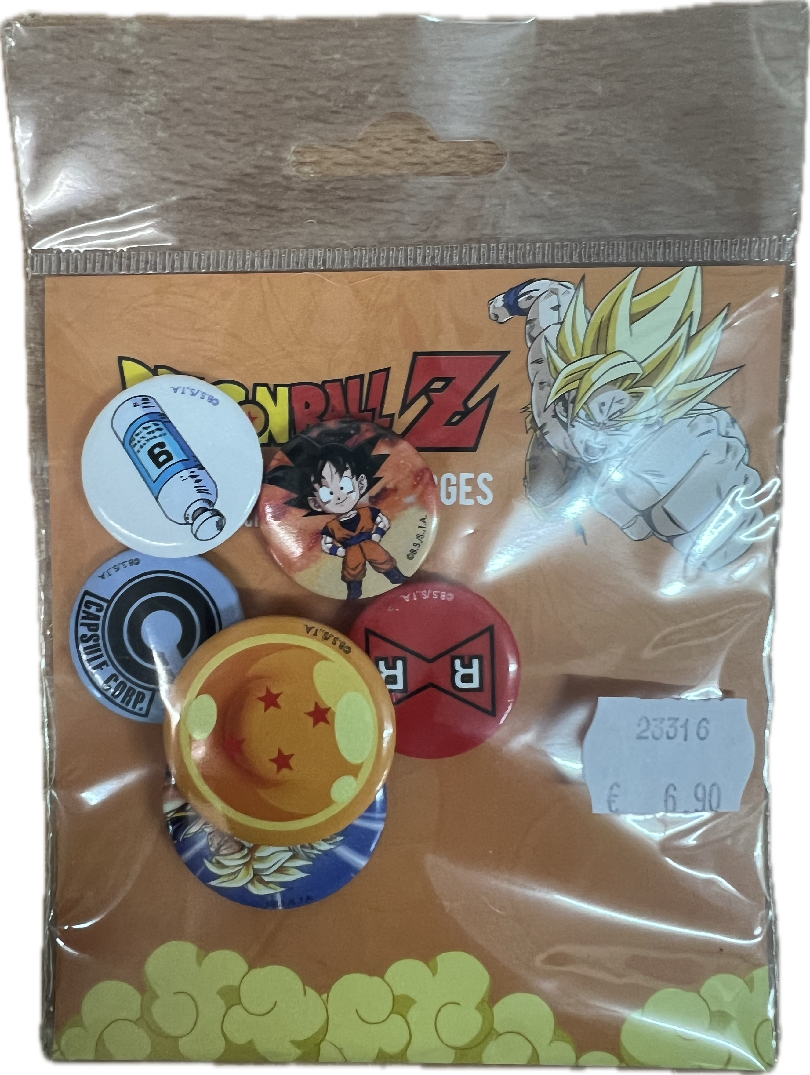 Dragon Ball Button-Badget-Set
