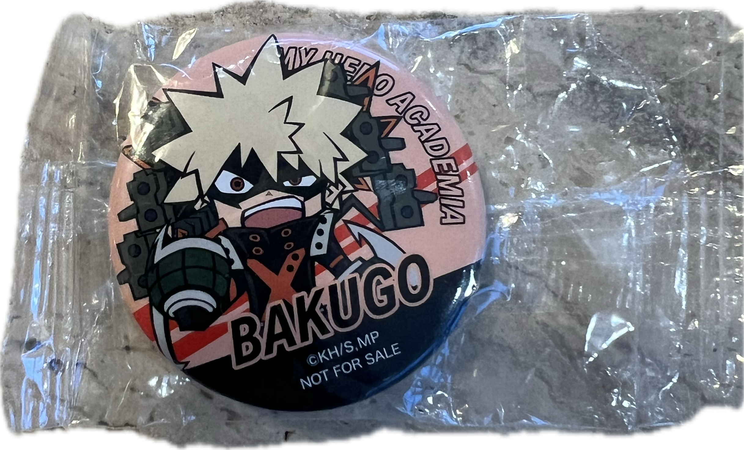 Katsuki Bakugo Button
