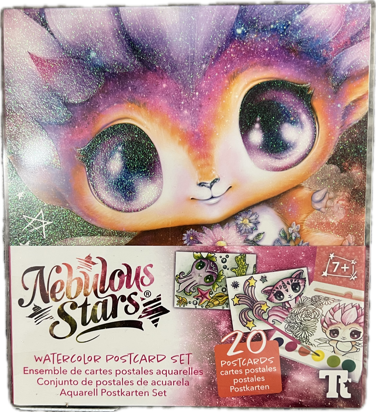 Nebulous Stars – Watercolor Postcard Set