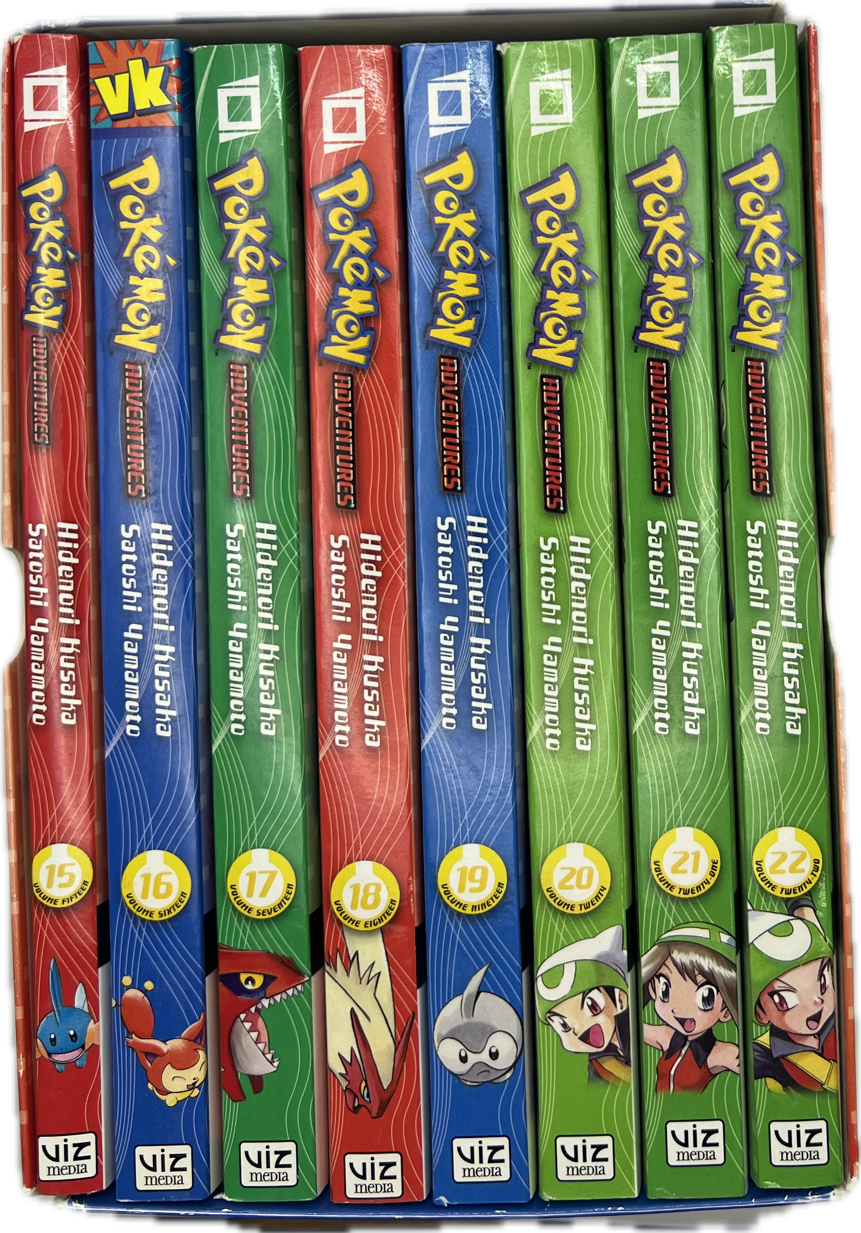 Pokemon Adventures Box 15-22 Englisch