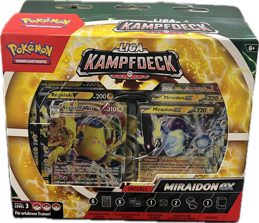 Pokemon TCG Liga Kampfdeck Miraidon Ex Deutsch