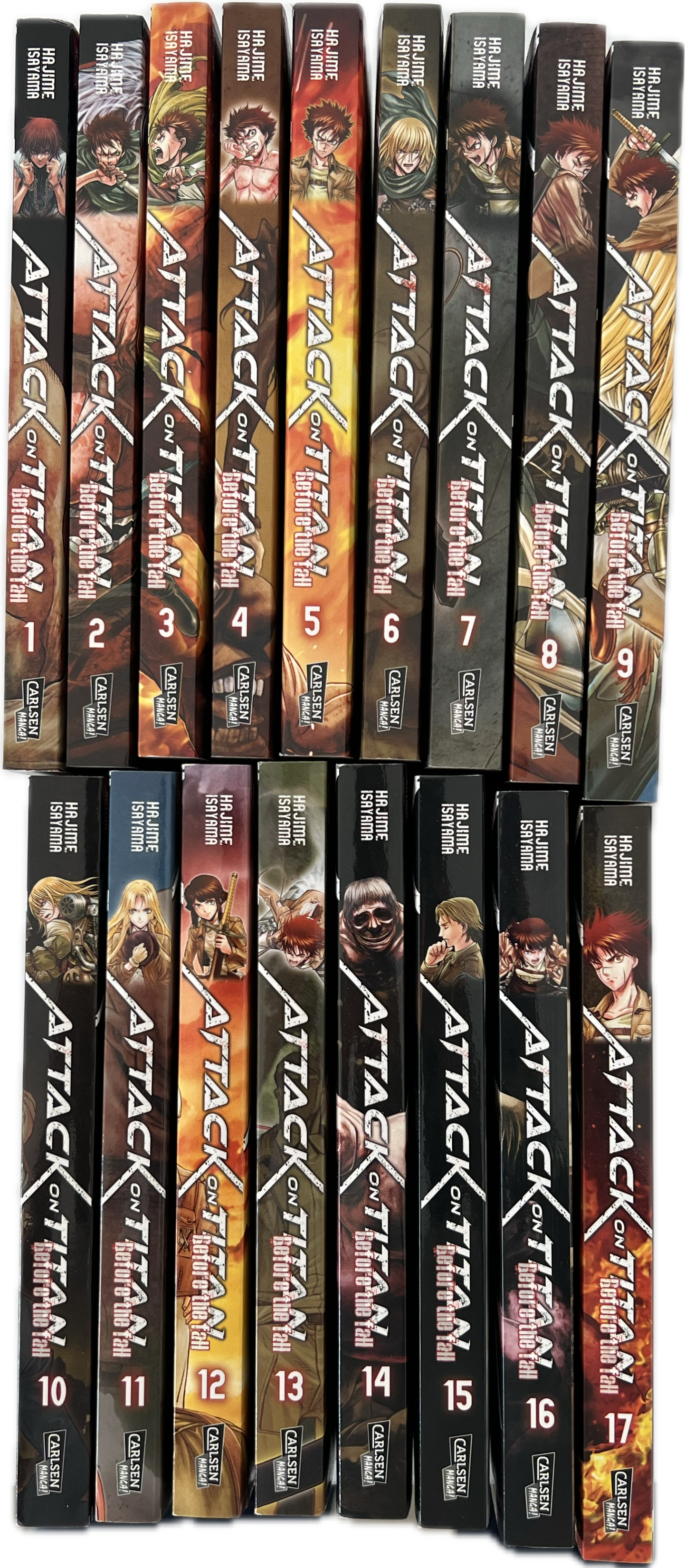 Attack on Titan Before the Fall 01-17 komplette Reihe