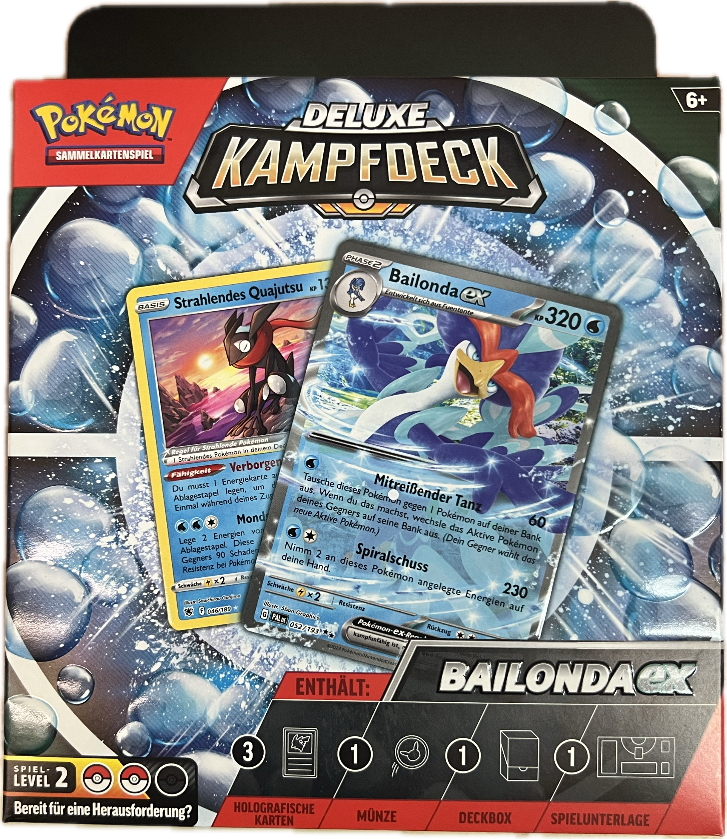 Pokemon TCG Deluxe Kampfdeck Bailonda ex Deutsch