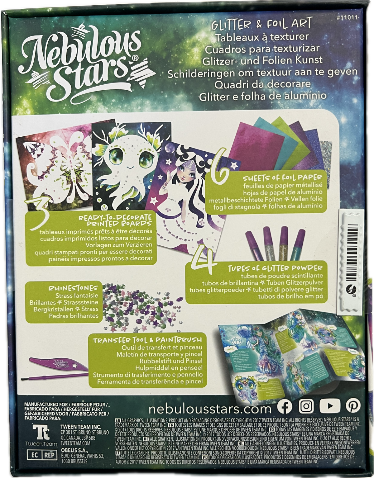 Nebulous Stars – Glitter & Foil Art