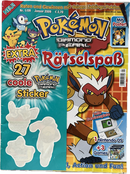 Pokemon Comic Heft 1/09