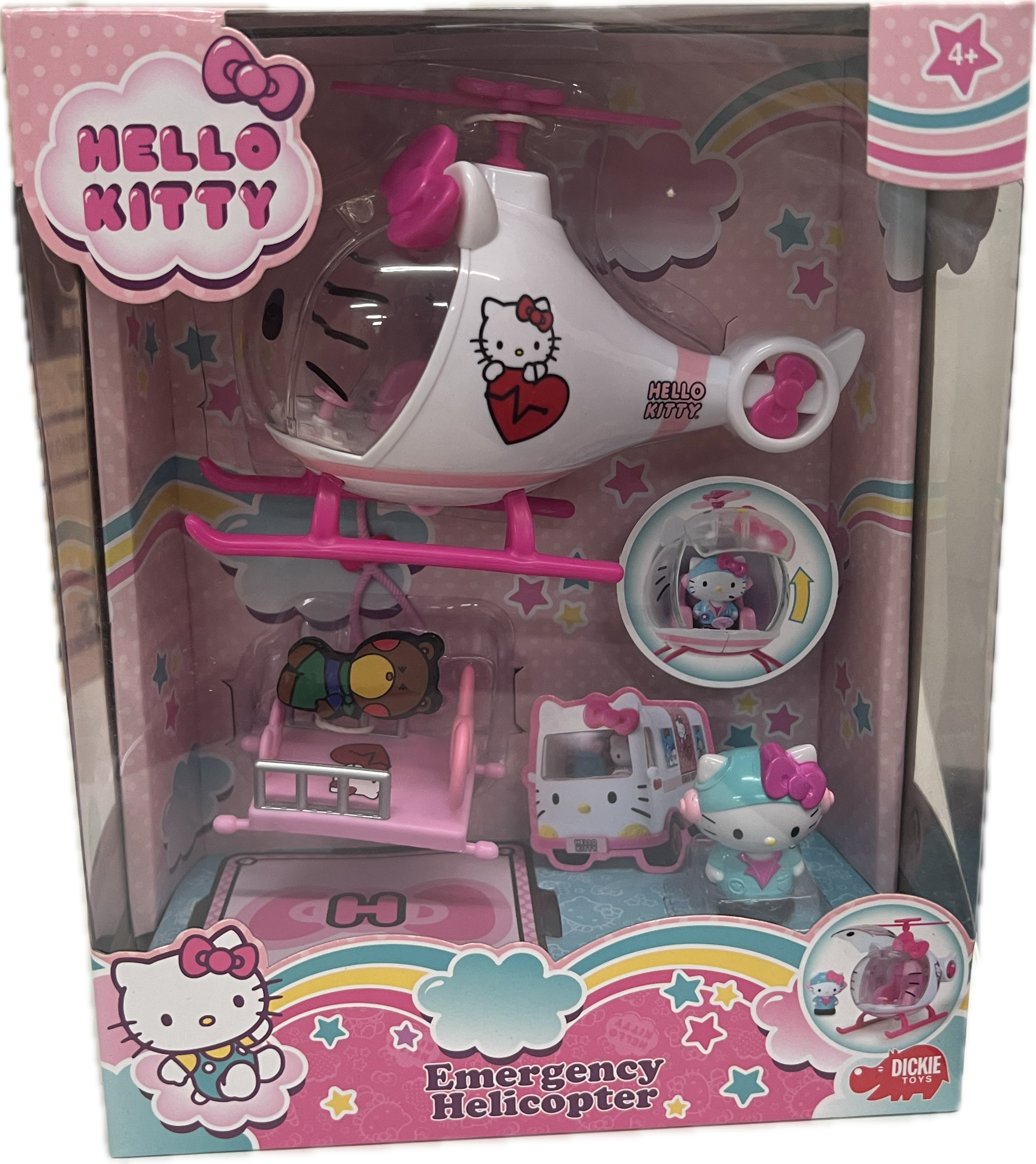 Hello Kitty Emergengy Hellicopter Spielset