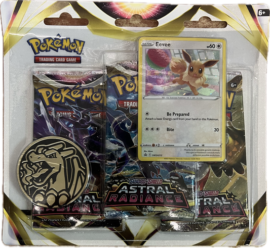 Pokemon TCG Astral Radiance Triple Blister Eeve Englisch