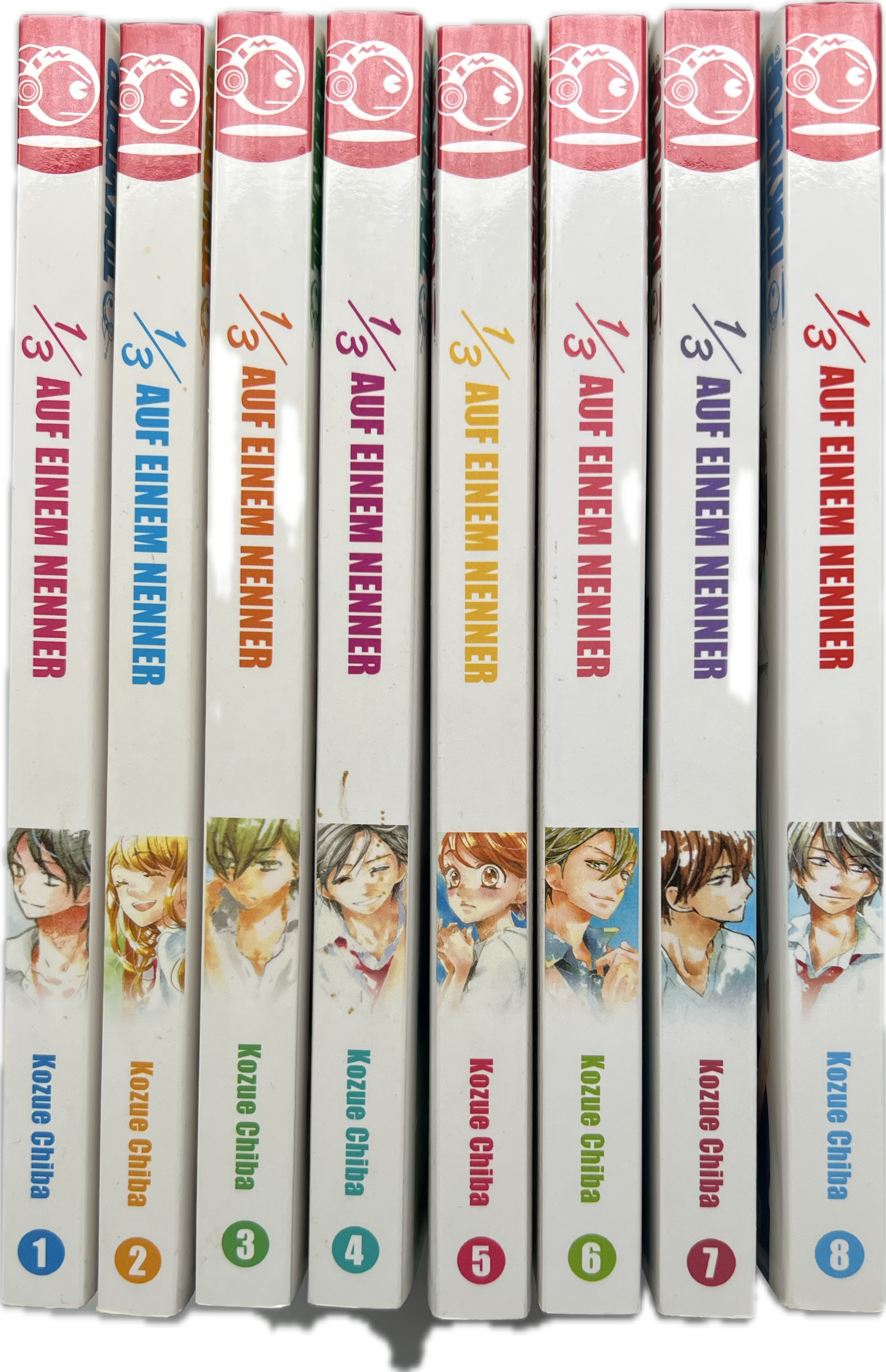 1/3 auf einem Nenner 01-08 komplette Reihe