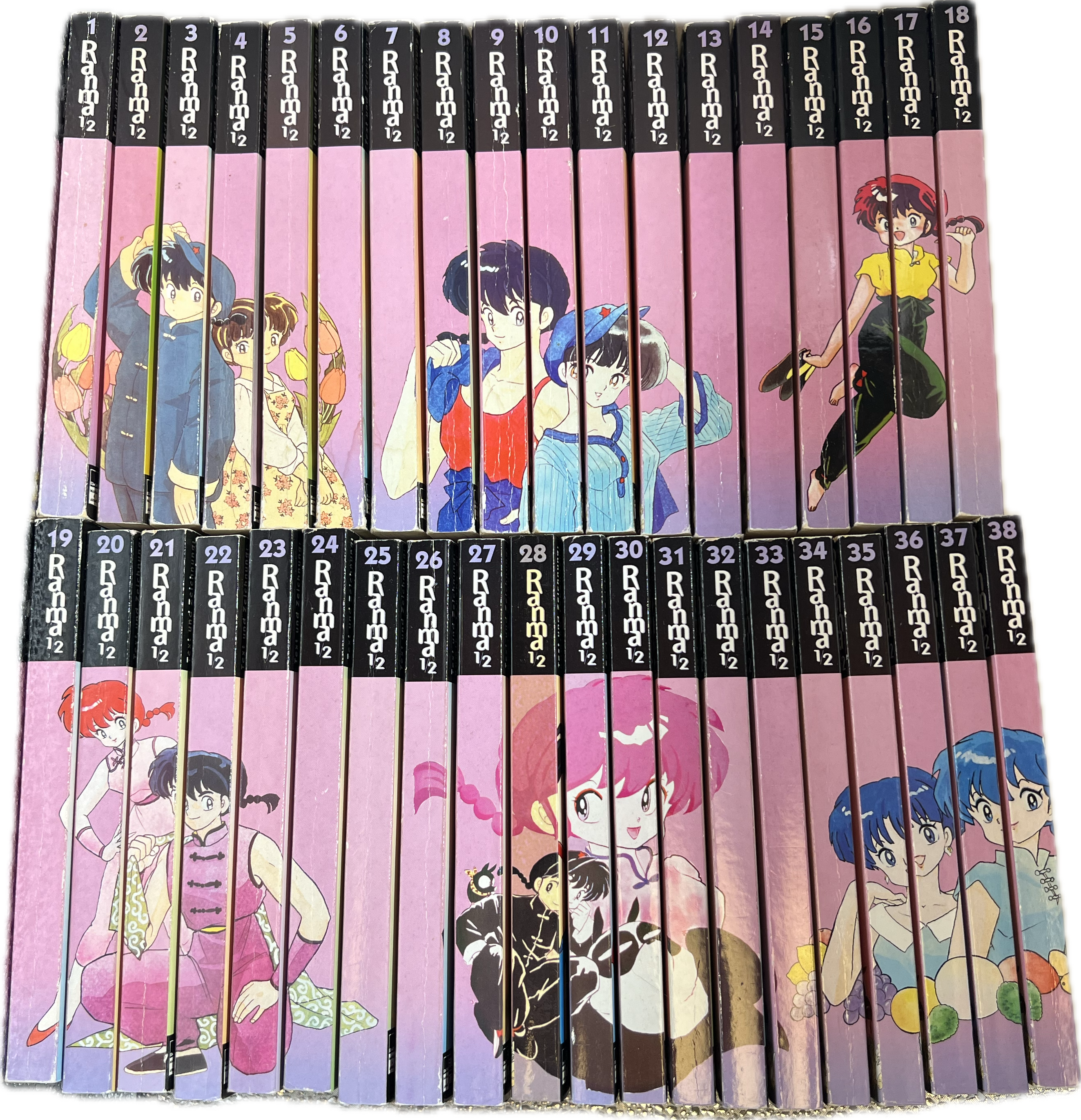 Ranma 1/2 1-38 komplette Reihe-Manayga