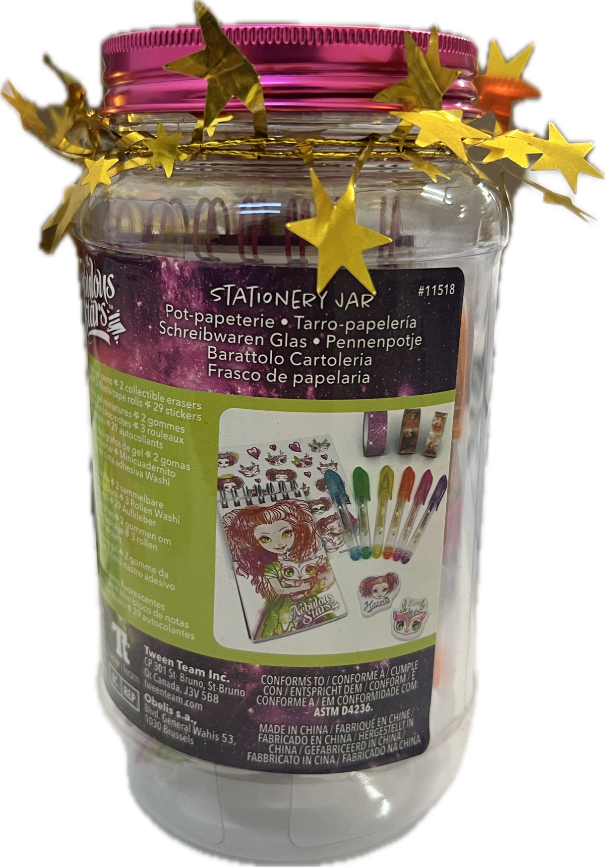 Nebulous Stars Schreibwaren-Set im Glas