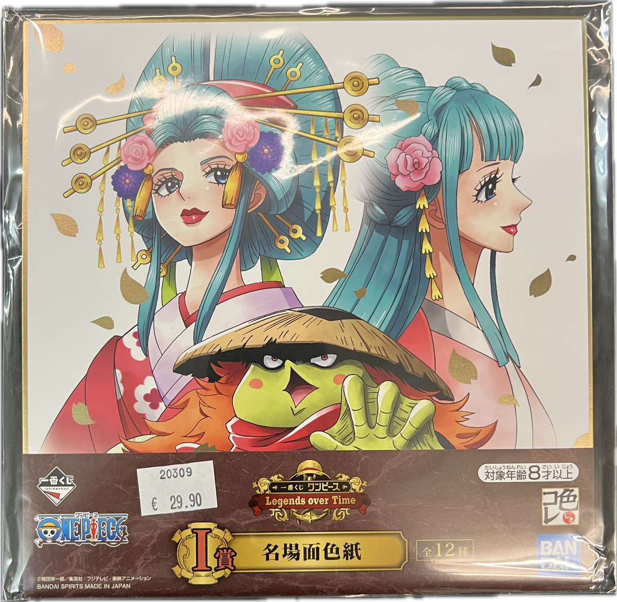 One Piece – Ichiban Kuji Legends over Time Shikishi Art Board – Hiyori, Komurasaki & Kawamatsu