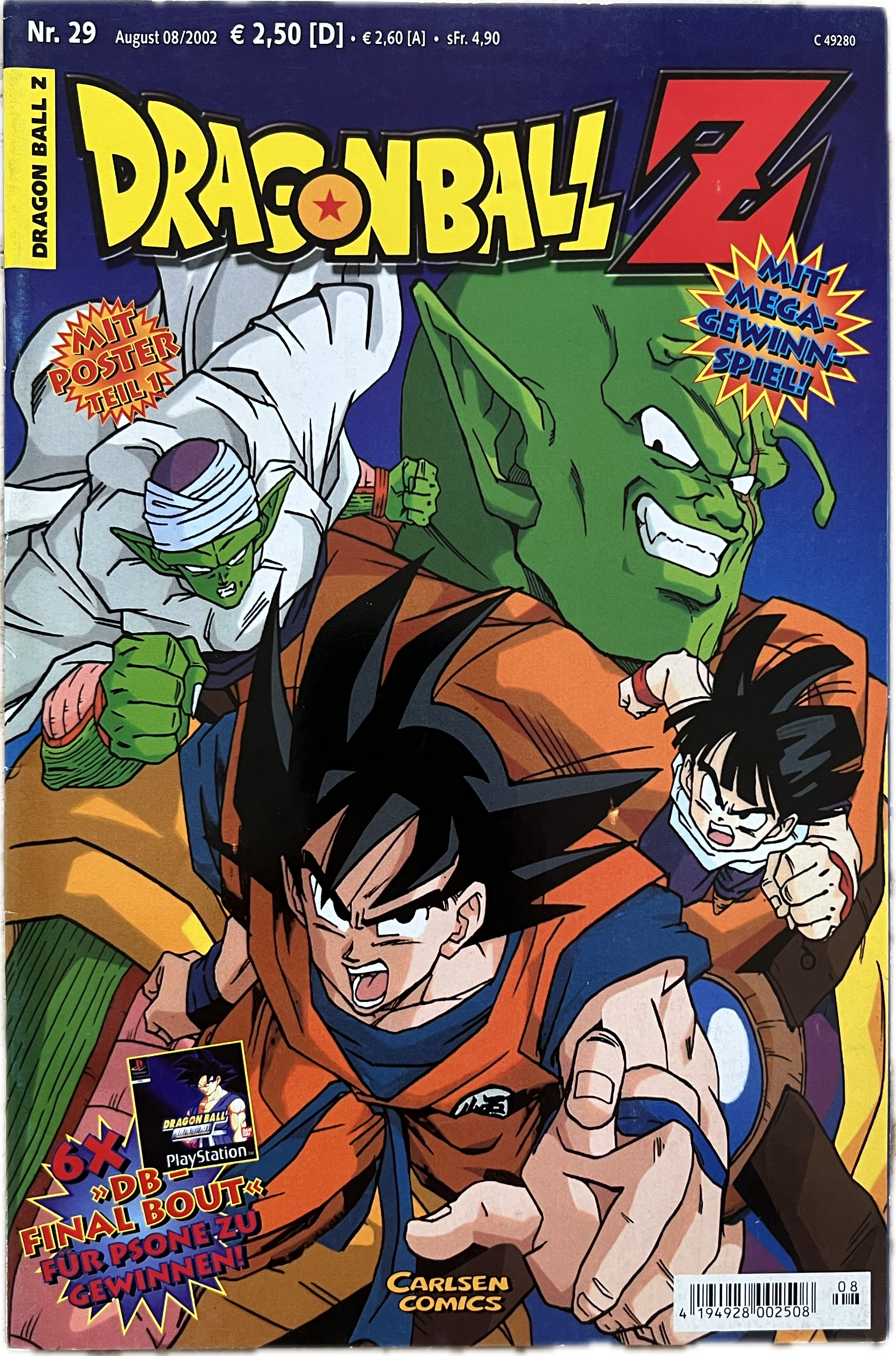 Dragon Ball Z Comic Heft 29