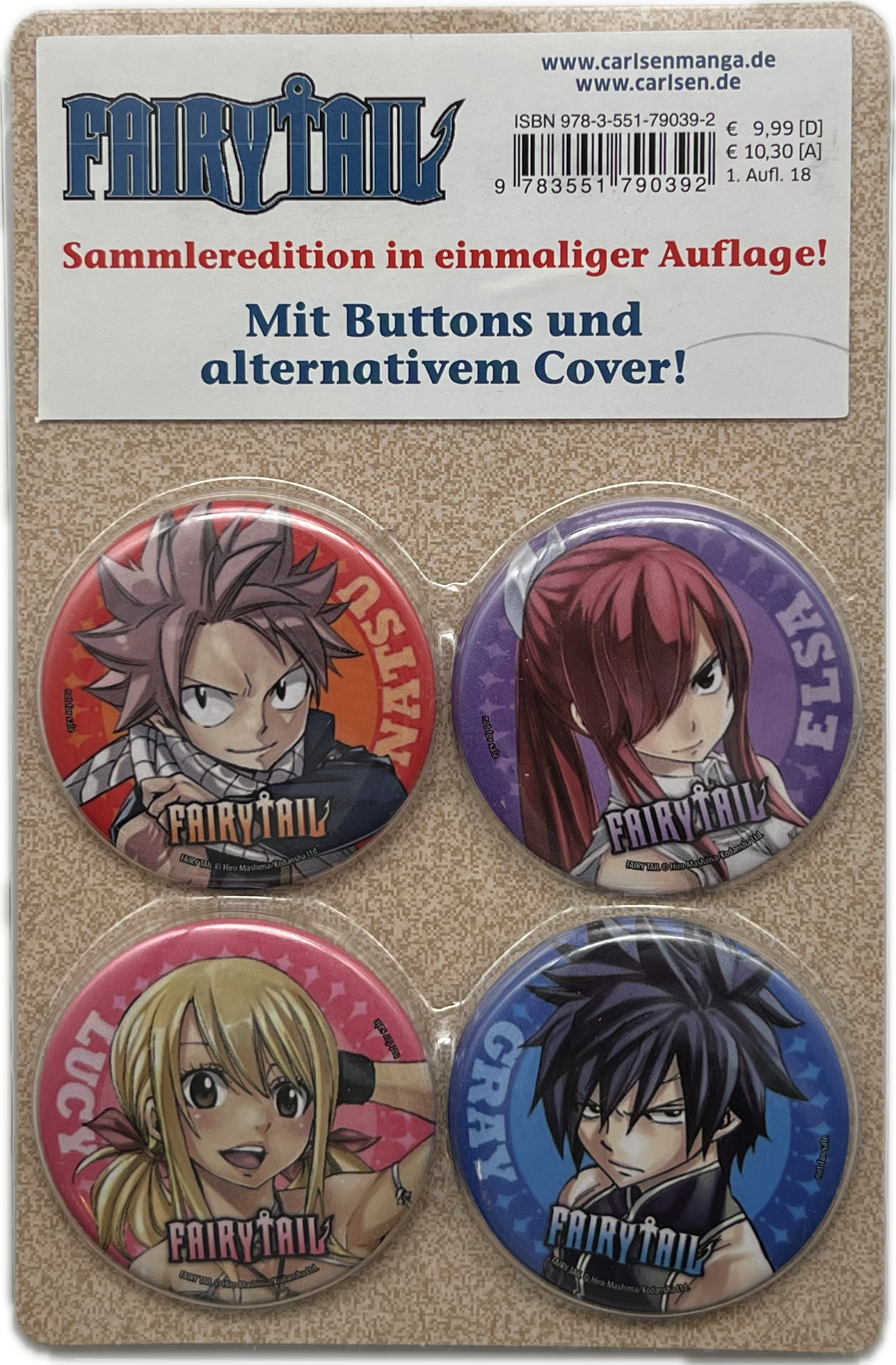 Fairy Tail Buttons