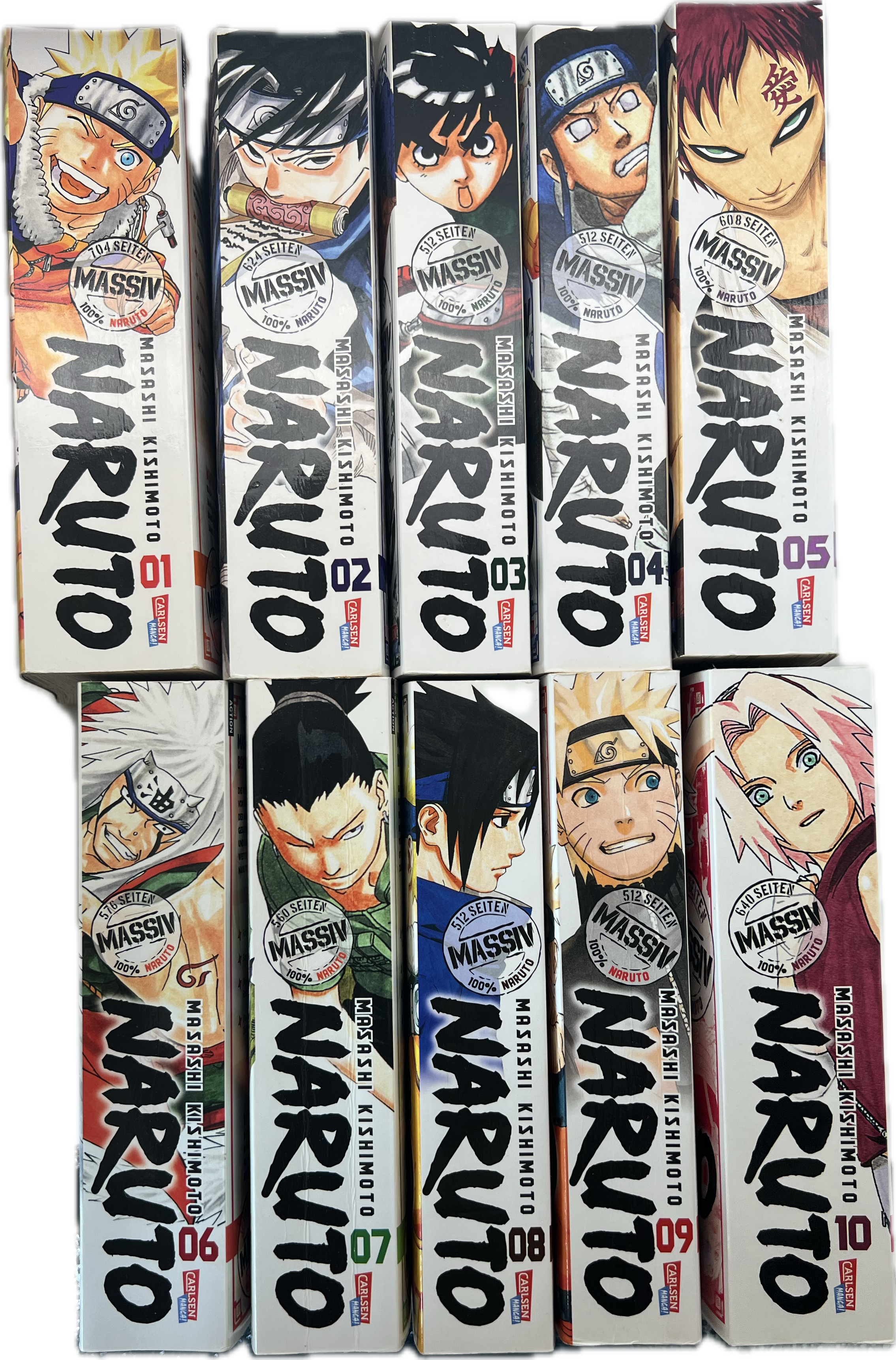 Naruto Massiv 01-24 komplette Reihe