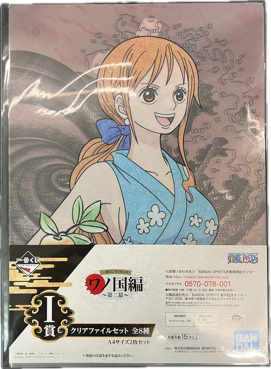 One Piece – Ichiban Kuji Clear File Set – Nami & Sanji