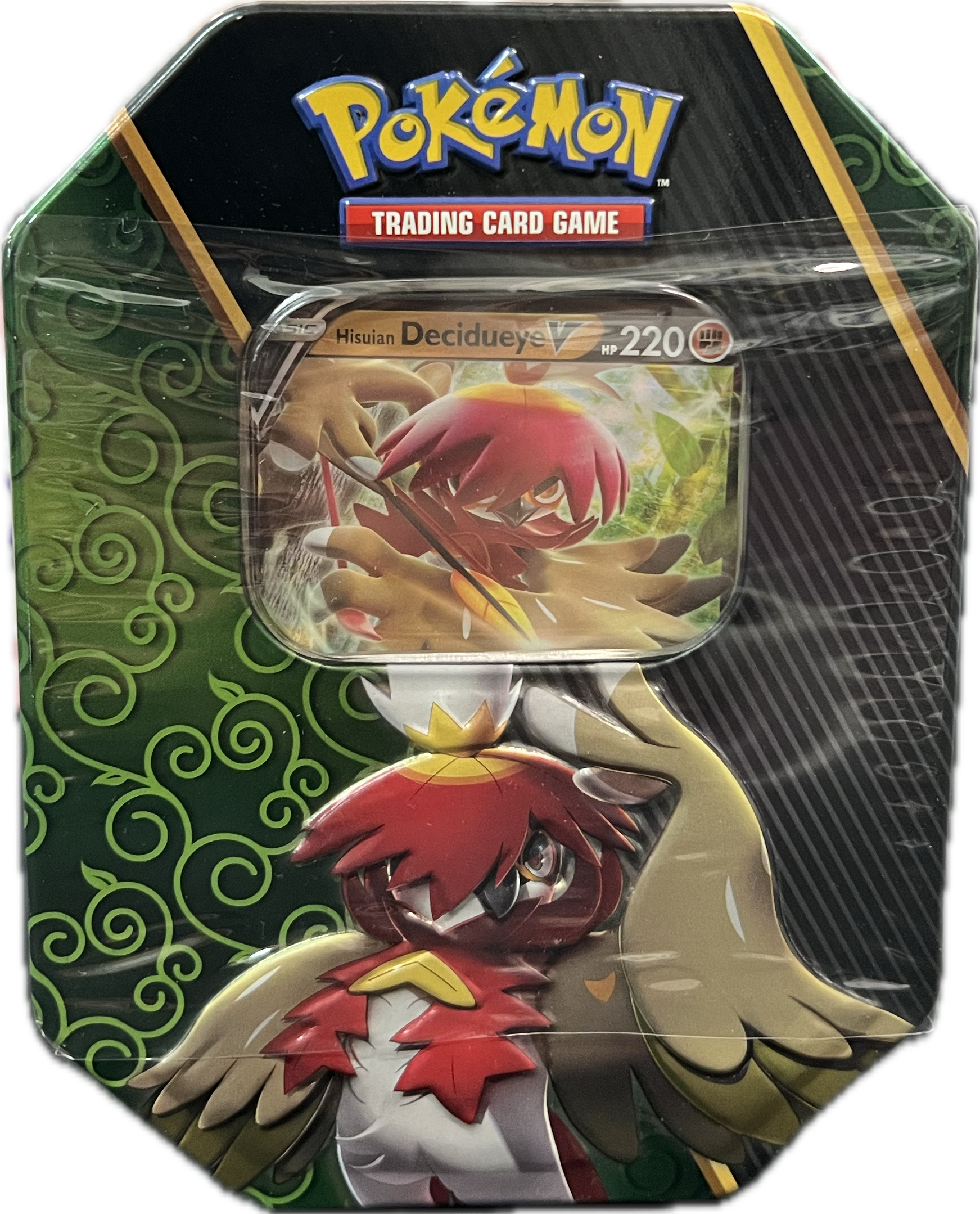 Pokemon TCG V Heroes Tin - Hisuan Decidueye V Englisch