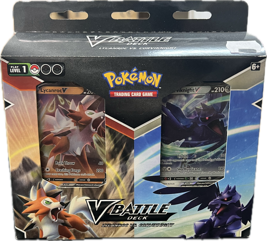 Pokemon TCG V Battle Deck Lycanroc vs Corviknight Englisch