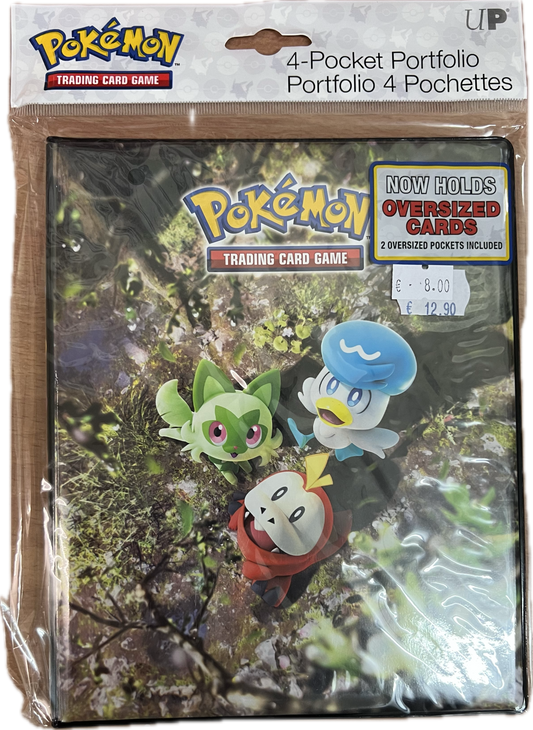 Pokemon Felori, Krokel & Kwaks TCG 4-Pocket Portfolio
