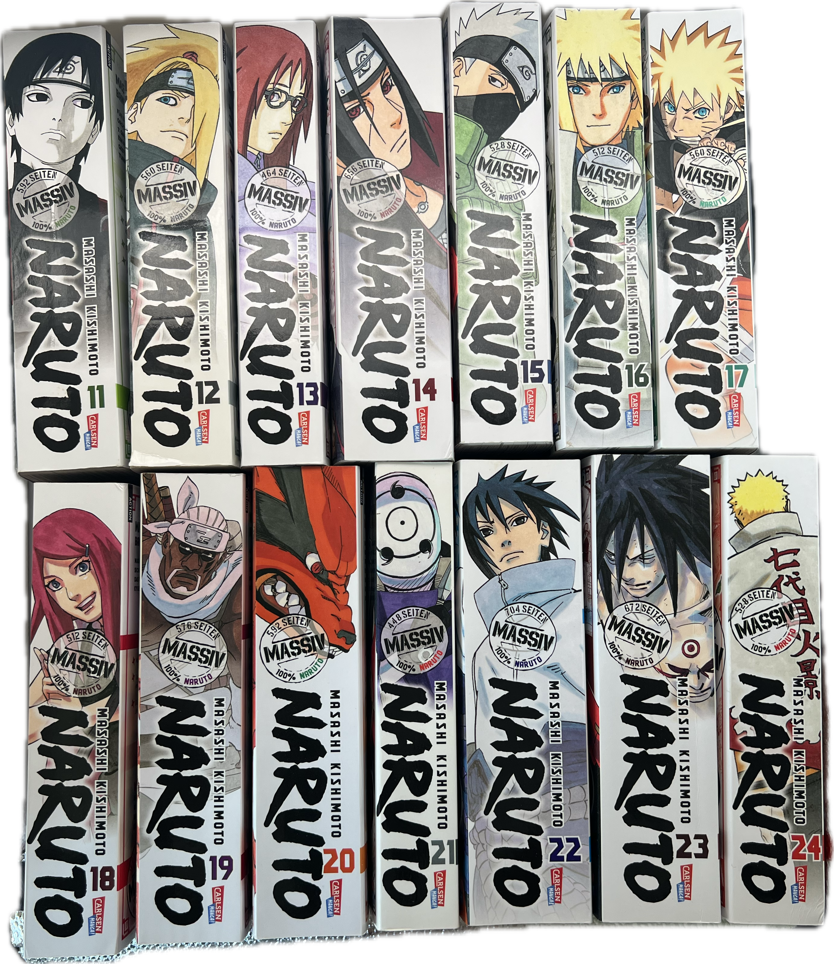 Naruto Massiv 01-24 komplette Reihe