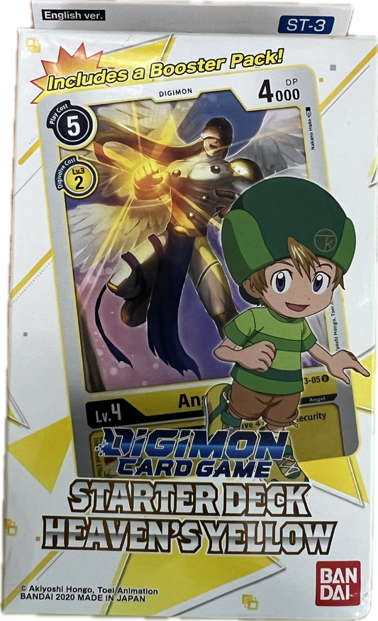 Digimon TCG Card Starter Deck Heaven's Yellow (ST-3) English