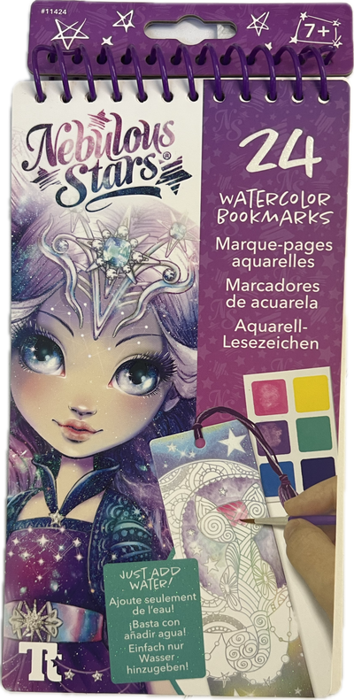 Nebulous Stars – Watercolor Bookmarks