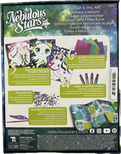 Nebulous Stars – Glitter & Foil Art