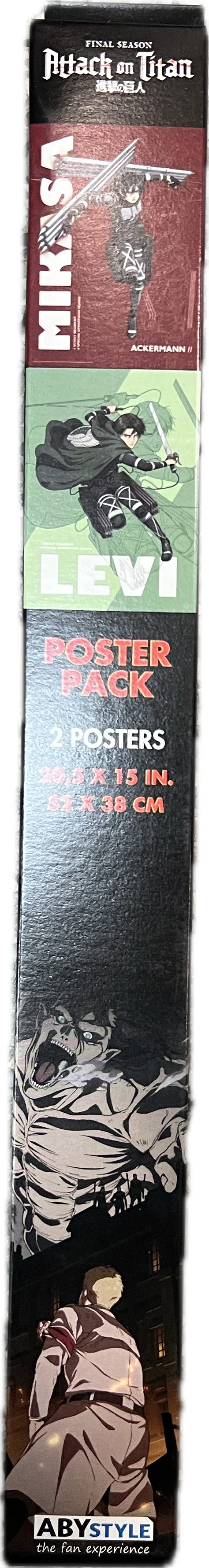 Attack on Titan 2x Poster-Set 52 x 38cm