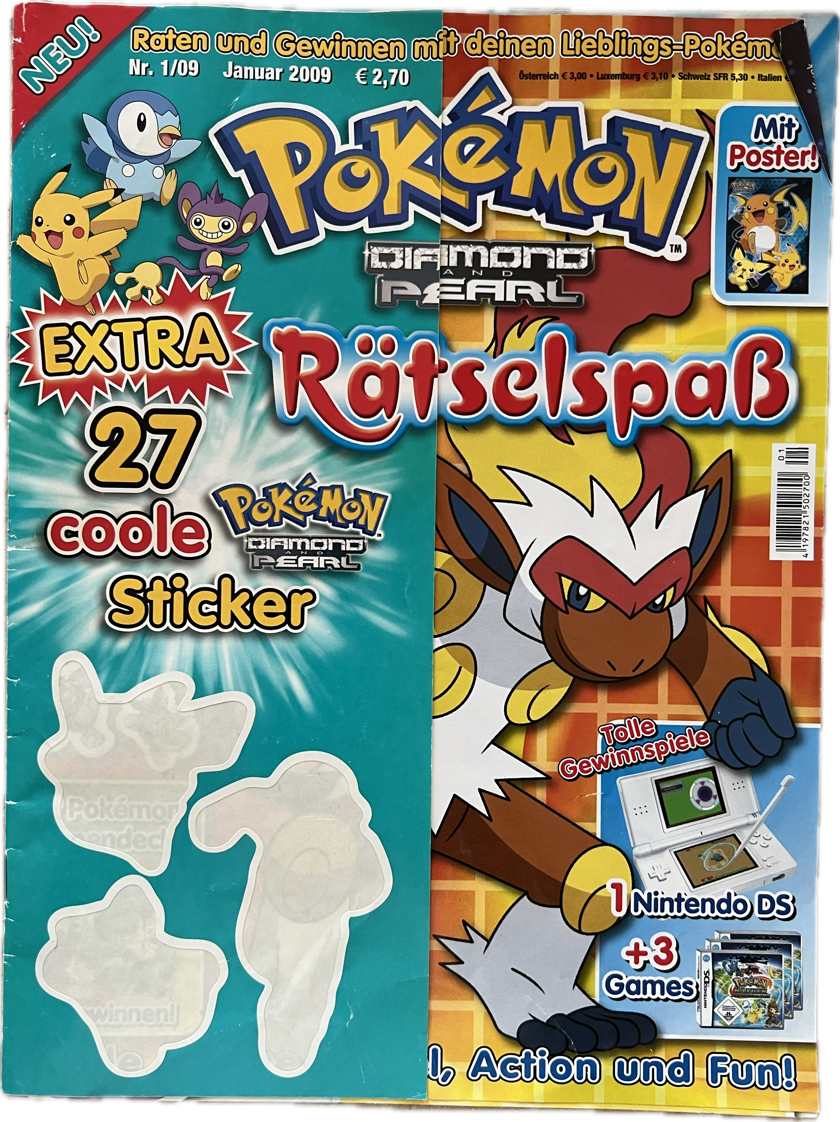 Pokemon Comic Heft 1/09