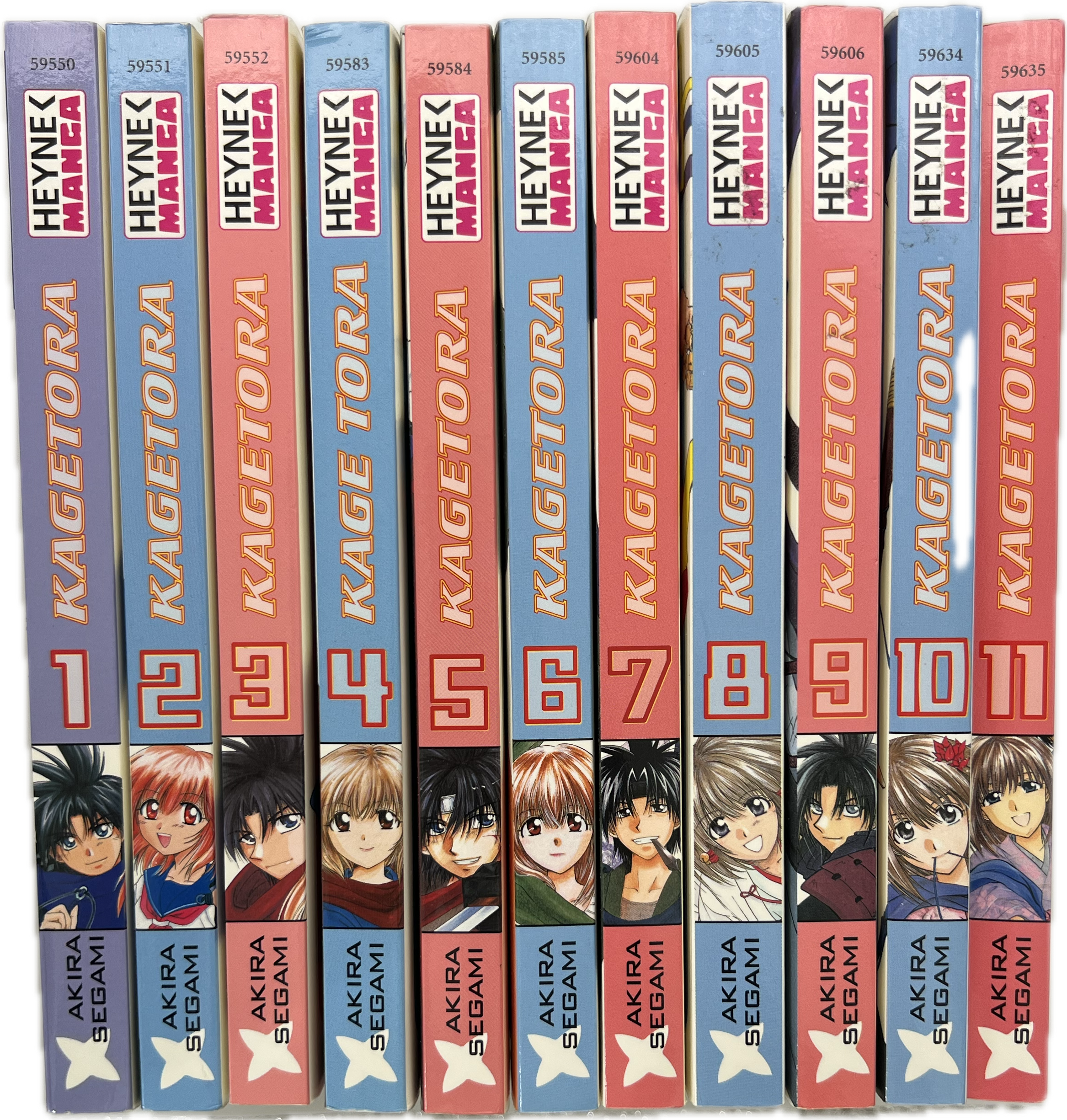 Kagetora 01-11 komplette Reihe
