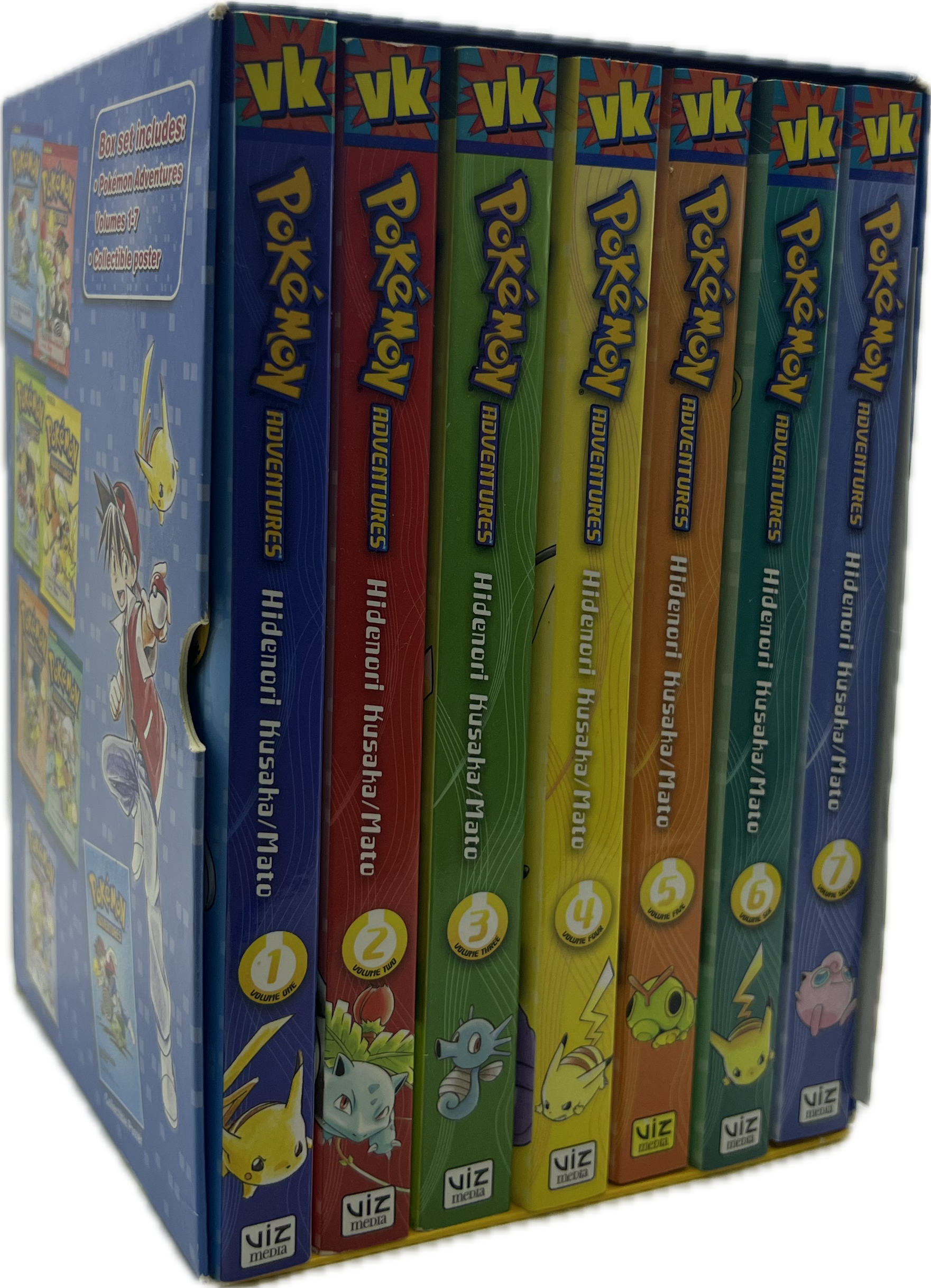 Pokemon Adventures Box 01-07 English