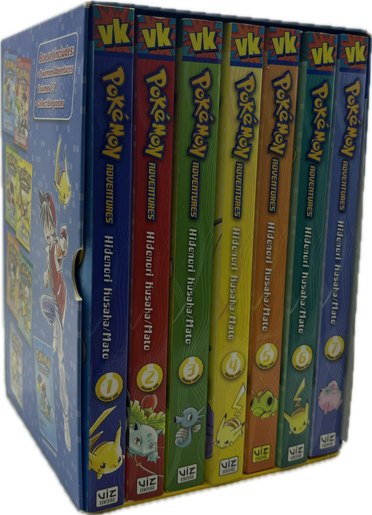 Pokemon Adventures Box 01-07 Englisch