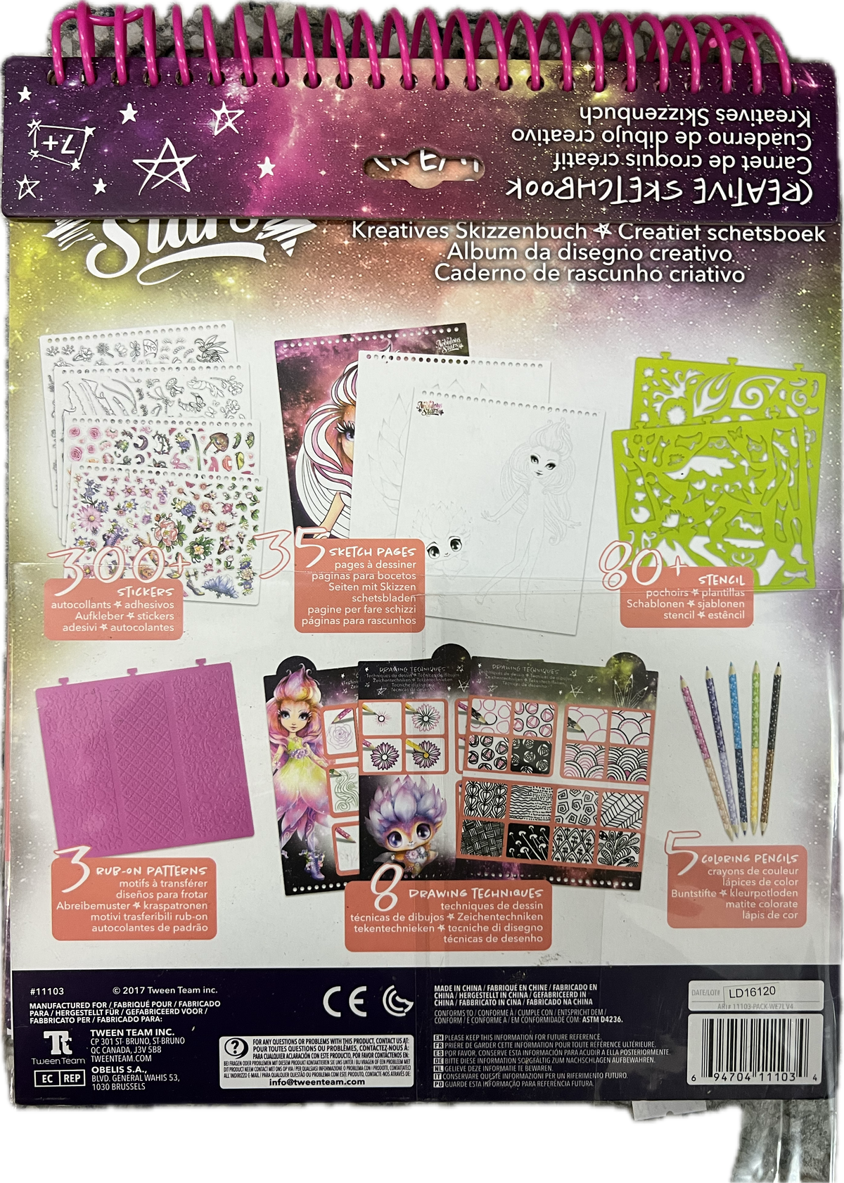 Nebulous Stars – Creative Sketchbook Petulia