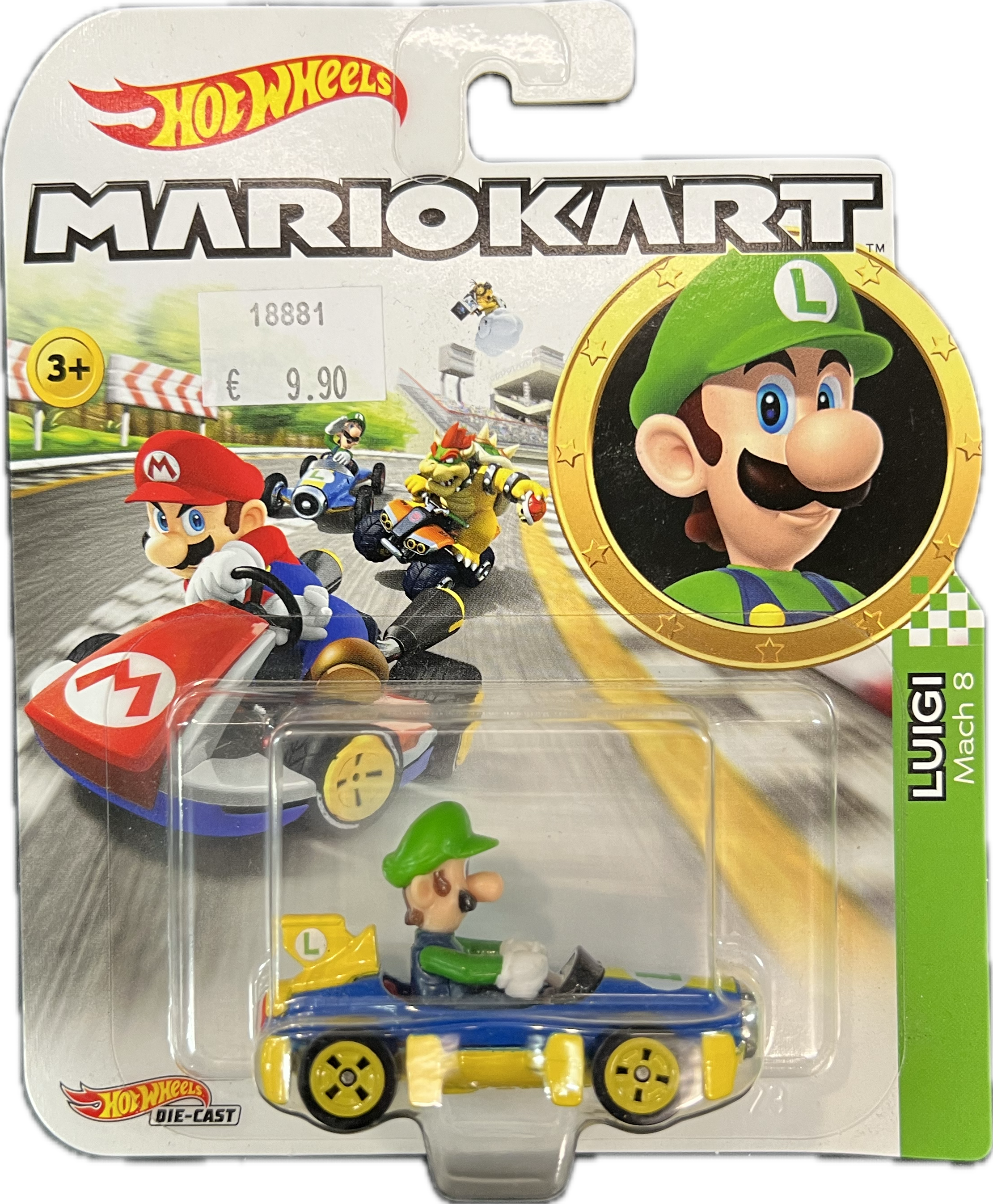 Hot Wheels Luigi Figur