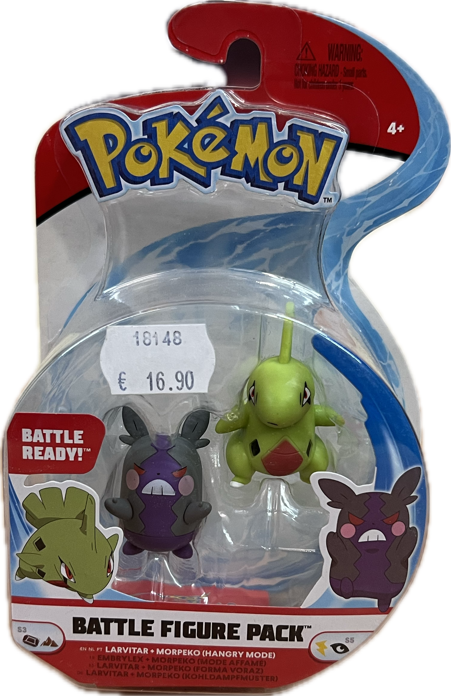 Larvitar & Morpeko Figur