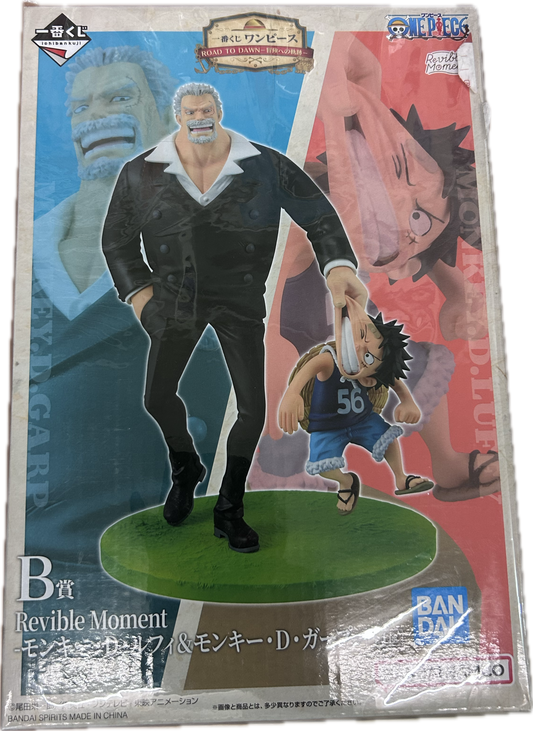 Monkey D. Ruffy & Monkey D. Garp Figur