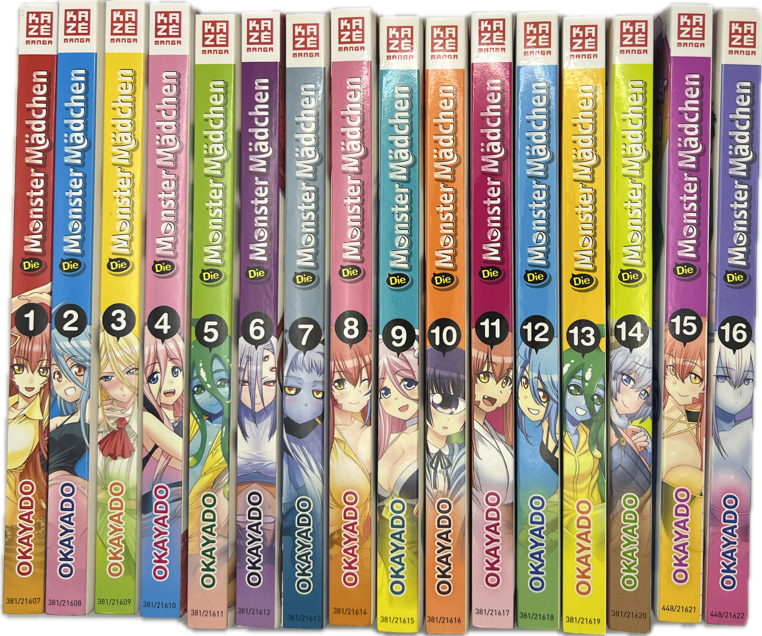 Die Monster Mädchen 01-16 komplette Reihe