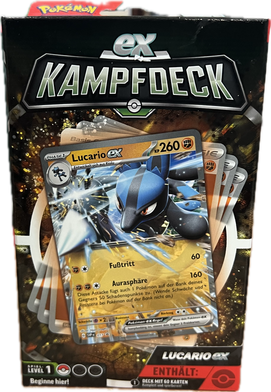 Pokemon TCG Kampfdeck Lucario Ex Deutsch